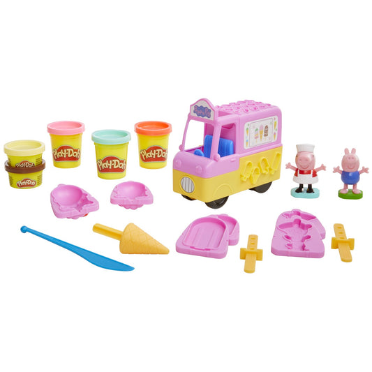 Play doh peppa pig si masina de inghetata, Hasbro