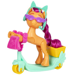 My little pony sunny starscout pe scooter set figurina si 4 accesorii, Hasbro