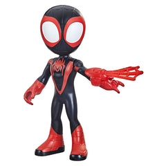 Spidey prietenii extraordinari figurina miles morales spider man supradimensionata 22.8cm, Hasbro
