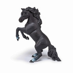 Papo figurina cal negru cabrat, Papo