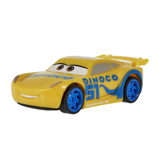 Cars masinuta cu sistem pullback Dinoco Cruz Ramirez scara 1:43