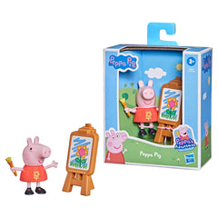 Peppa pig figurina prietenii amuzanti peppa pig 7cm, Hasbro