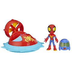 Spidey prietenii extraordinari set masinuta si figurina spidey, Hasbro