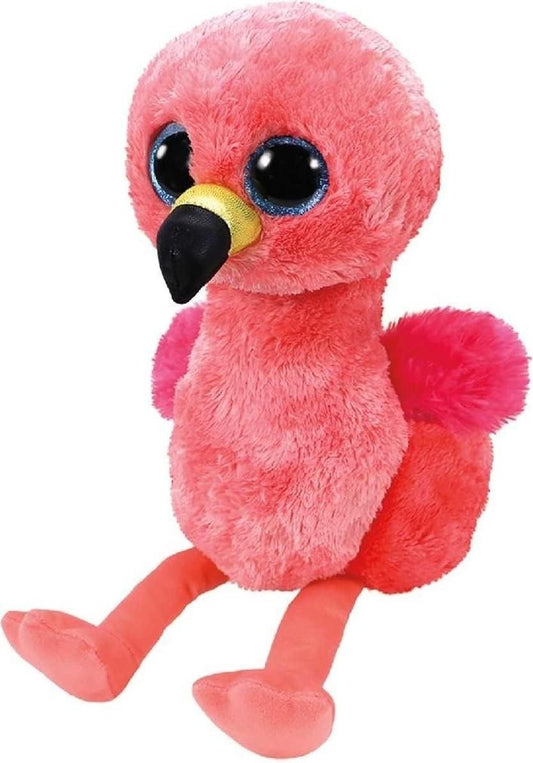 Plus TY 24 cm boos flamingo roz