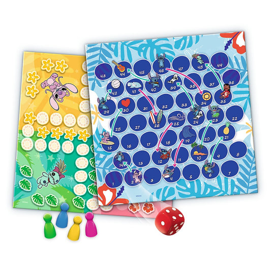 Joc Disney Stitch 2 in 1 ludo si serpisori scari