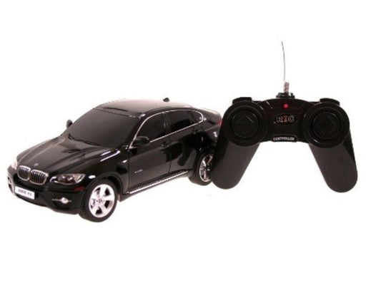 Masina cu telecomanda Bmw x6 negru cu scara 1 la 24