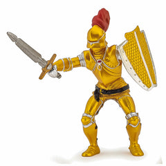 Papo figurina cavaler in armura aurie, Papo