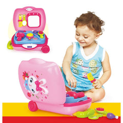 Troler cu set coafura si accesorii frumusete