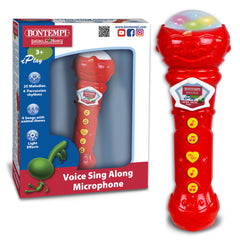 Bontempi microfon karaoke cu efecte luminoase