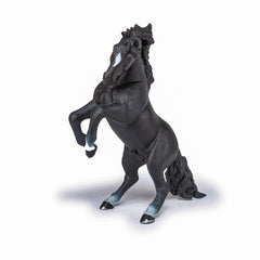 Papo figurina cal negru cabrat, Papo