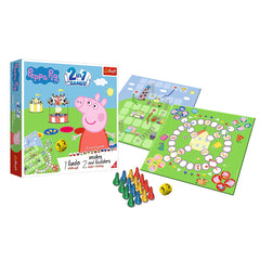 Joc peppa pig 2in1 ludo si serpisori scari, Trefl