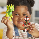 Spidey si prietenii marvel dino webs miles spin morales si marvel's electrosaurus, Hasbro
