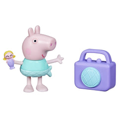 Peppa pig figurina prietenii amuzanti peppa pig 7cm, Hasbro
