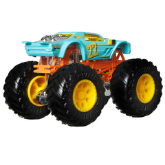 Hot Wheels monster truck si masinuta metalica night shifter