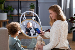 Leagan electric 2 in 1 Kinderkraft lumi, grey