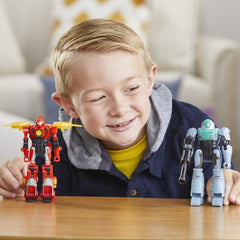 Transformers earthspark set 2 figurine terran twitch si robby malto, Hasbro