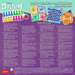 Joc Disney Stitch 2 in 1 ludo si serpisori scari