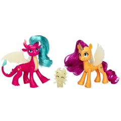 My little pony set 2 figurine dezvaluirea dragonului, Hasbro