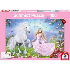 Puzzle Schmidt: Printesa unicornilor, 100 piese, Schmidt