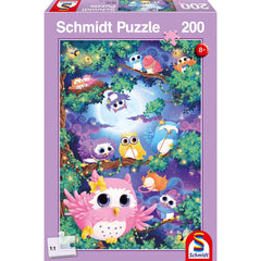 Puzzle Schmidt: In padurea bufnitelor, 200 piese, Schmidt