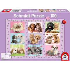Puzzle Schmidt: Animale de companie, 100 piese, Schmidt