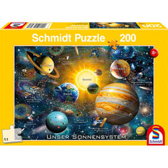 Puzzle Schmidt: Sistemul nostru solar, 200 piese, Schmidt