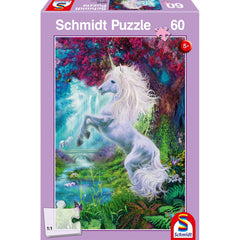 Puzzle Schmidt: Unicorn in Gradina Fermecata, 60 piese, Schmidt