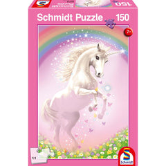 Puzzle Schmidt: Unicorn roz, 150 piese, Schmidt