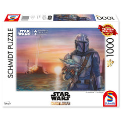 Puzzle Schmidt: Thomas Kinkade - Star Wars - Mandalorian - O noua directie, 1000 piese, Schmidt