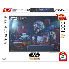 Puzzle Schmidt: Thomas Kinkade - Star Wars - Mandalorian - Doi pe drum, 1000 piese, Schmidt
