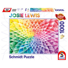 Puzzle Schmidt: Josie Lewis - Floarea colorata, 1000 piese, Schmidt