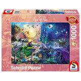 Puzzle Schmidt: Rose Cat Khan - Competitia nocturna a dragonilor, 1000 piese, Schmidt