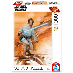 Puzzle Schmidt: Thomas Kinkade - Star Wars - Razboiul Stelelor - Neinfricat, 1000 piese, Schmidt