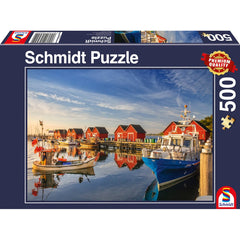 Puzzle Schmidt: Portul pescarilor – Weisse Wiek, 500 piese, Schmidt