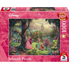 Puzzle Schmidt: Thomas Kinkade - Disney - Frumoasa din padurea adormita, 1000 piese, Schmidt