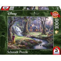 Puzzle Schmidt: Thomas Kinkade - Disney - Alba ca Zapada, 1000 piese, Schmidt