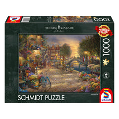 Puzzle Schmidt: Thomas Kinkade - Amsterdam, 1000 piese, Schmidt