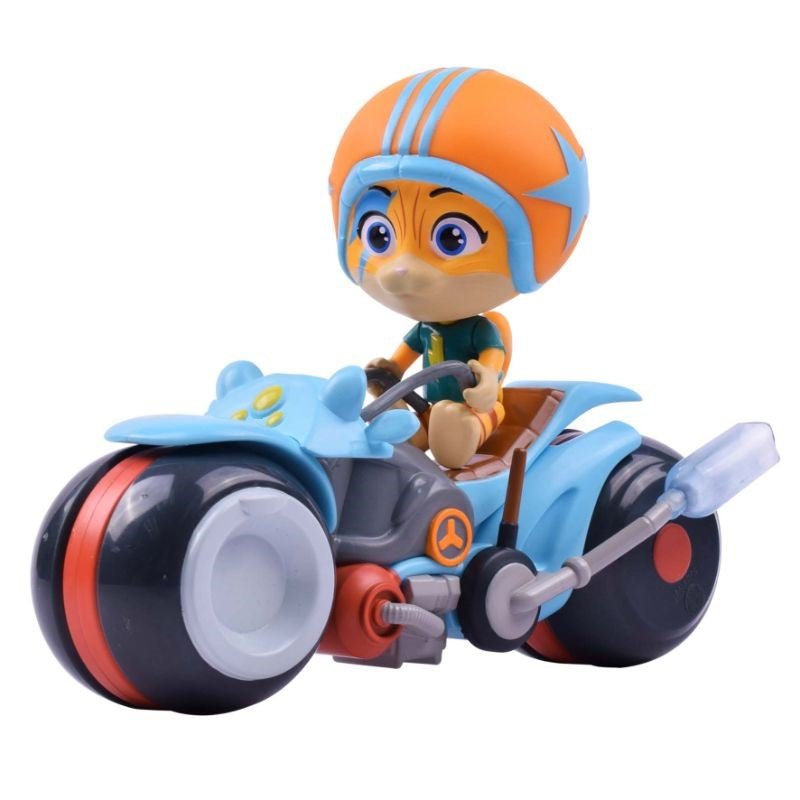 44 de pisici set figurina lampo cu motocileta, Simba - Publisol.ro