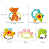 Set 5 zornaitori dinozauri multicolori, Jucarii Bebe