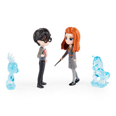 Harry potter wizarding world magical minis set 2 figurine harry potter si ginny weasley, Spin Master