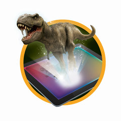 Stiinta si joaca descopera dinozaurul t-rex fluo