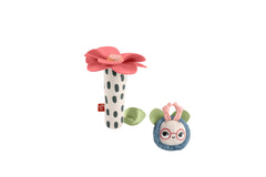 Fisher price planet friends jucarie plus zornaitoare floare si albinuta