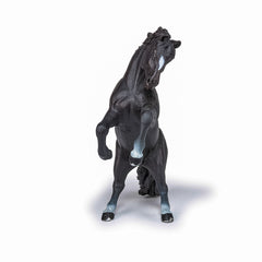Papo figurina cal negru cabrat, Papo