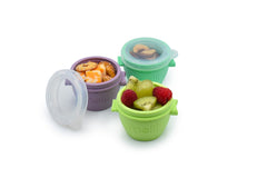 Set 4 recipiente silicon,  4*177 ml, Melii