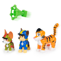 Patrula catelusilor jungle pups set 3 figurine chase tracker si tigrul, Spin Master