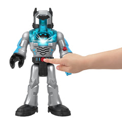 Fisher price imaginext dc super friends robot batman in costum gri 30cm, Mattel