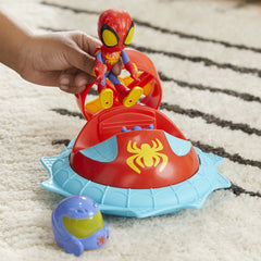 Spidey prietenii extraordinari set masinuta si figurina spidey, Hasbro