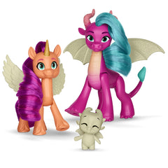 My little pony set 2 figurine dezvaluirea dragonului, Hasbro