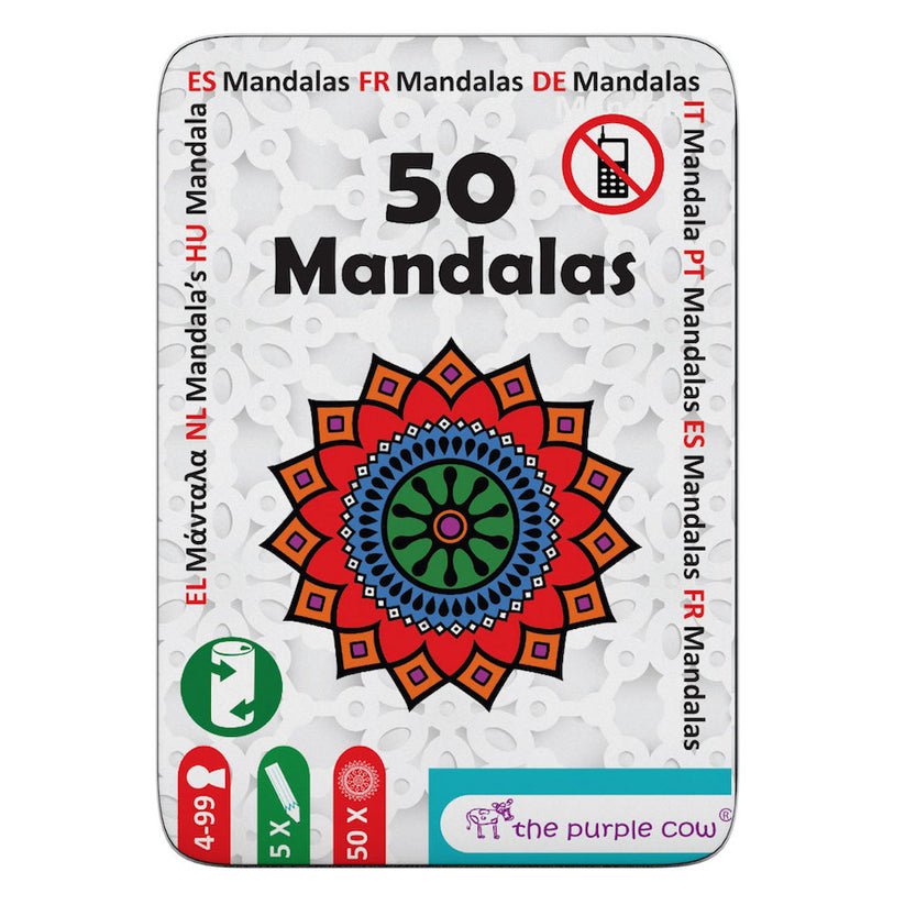 50 de desene Mandala, Purple Cow - Publisol.ro