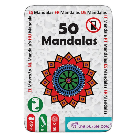 50 de desene Mandala, Purple Cow - Publisol.ro